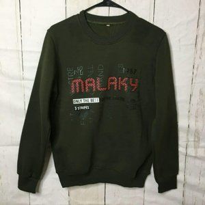 Malaky Womens Sweater Large Green NWOT